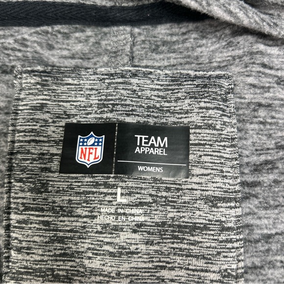 Denver Broncos Gray Zip-Up Jacket Women’s Large - Picture 9 of 13